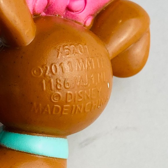 Disney Brown Dog Pink Hair Bow Mattel X5201 2011 - Picture 7 of 8